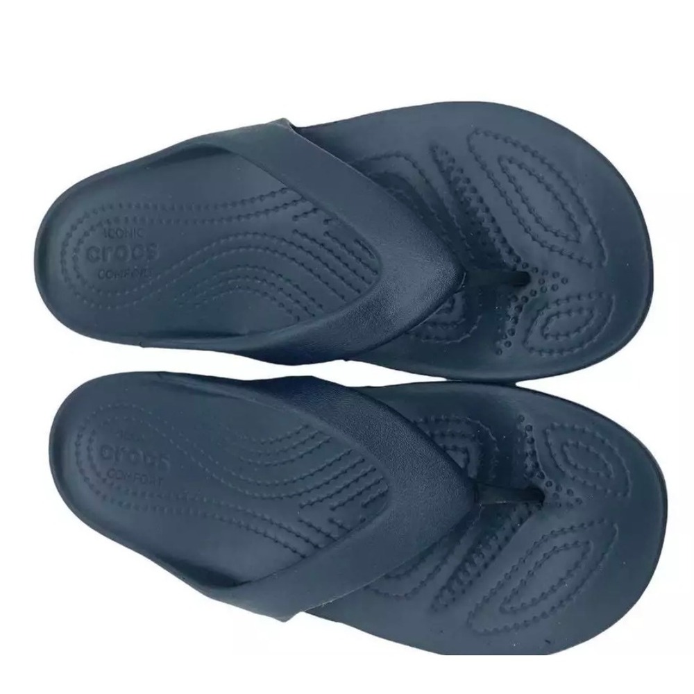 Crocs Kadee II Flip Flops Black Women Comfort Sandals